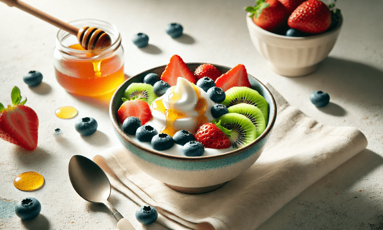 Helado de Yogur con Frutas